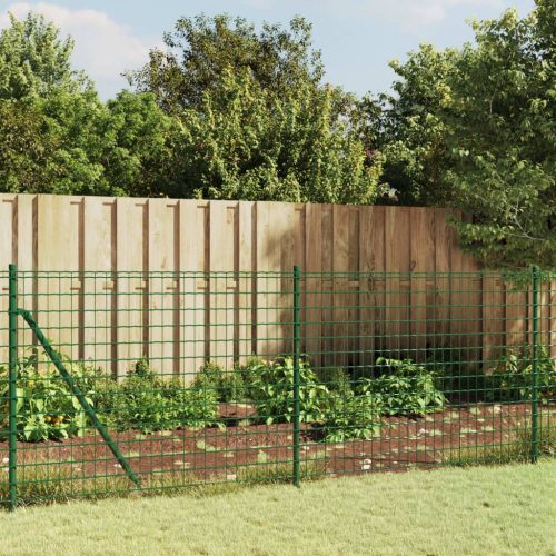 Zöld dróthálós kerítés illesztőperemmel 1x10 m