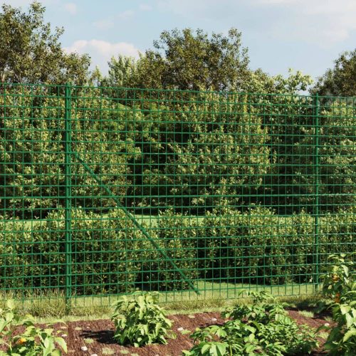 Zöld dróthálós kerítés illesztőperemmel 1,6x10 m