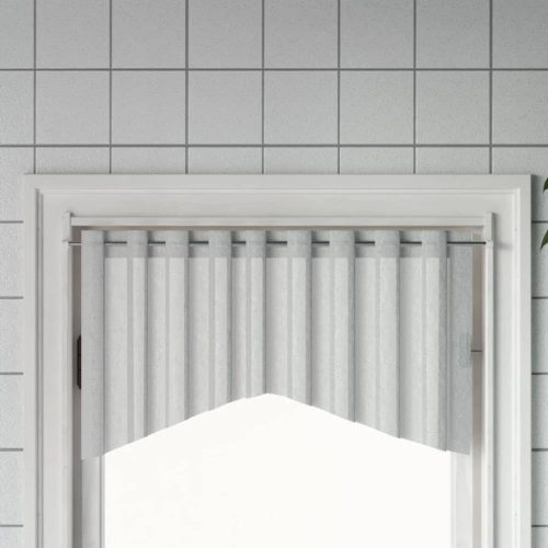 2 db fehér és ezüst alumínium függönytartó 90-135 cm