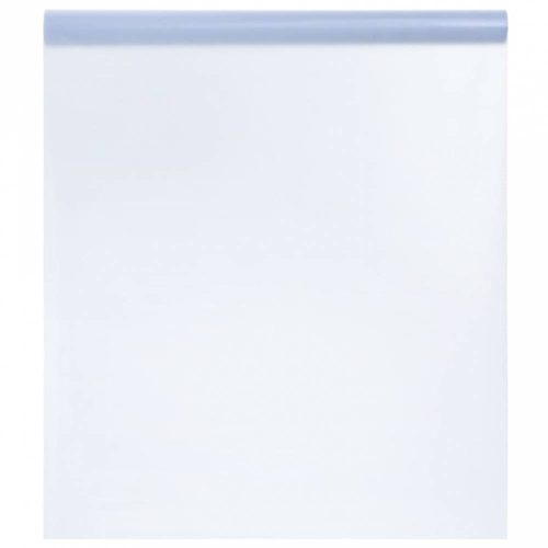 Matt átlátszó szürke PVC statikus ablakfólia 90 x 1000 cm