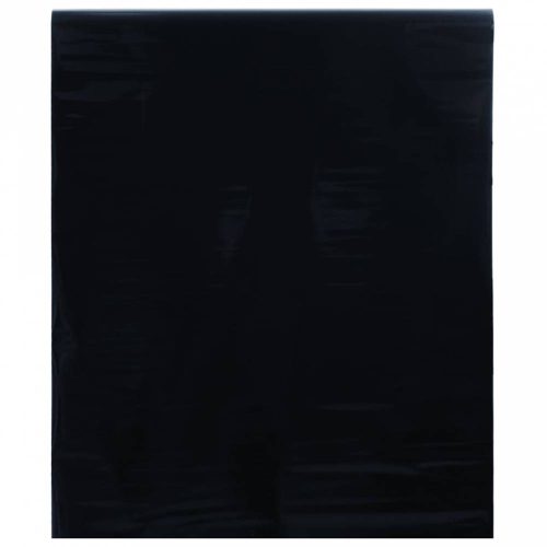 Matt fekete PVC statikus ablakfólia 45 x 1000 cm