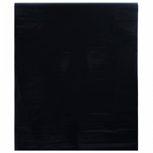 Matt fekete PVC statikus ablakfólia 45 x 2000 cm