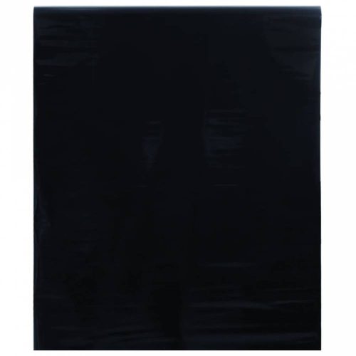 Matt fekete PVC statikus ablakfólia 60 x 500 cm