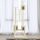 Krémszínű macskabútor szizál kaparófákkal 188 cm