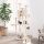 Krémszínű macskabútor szizál kaparófákkal 191 cm