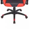 Piros dönthető versenyautó ülés alakú műbőr irodai szék