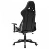 Fekete és szürke műbőr gamer szék