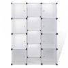 Fehér szekrény 9 tárolórekesszel 37 x 115 x 150 cm