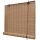 Brown bamboo roller blind