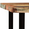 Tömör újrahasznosított fa bárasztal 150 x 70 x 107 cm