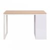 Tölgyfa/fehér színű íróasztal 120 x 60 x 75 cm