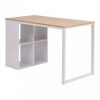 Tölgyfa/fehér színű íróasztal 120 x 60 x 75 cm