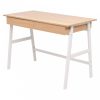 Tölgyfa/fehér színű íróasztal 110 x 55 x 75 cm
