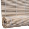 Természetes színű bambuszroló 100 x 220 cm