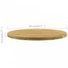 Kerek tömör tölgyfa asztallap 44 mm 400 mm