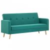 Zöld szövet kanapé