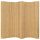 Természetes színű bambusz paraván 250 x 165 cm