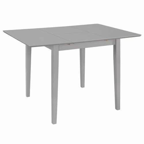 Szürke kihúzható mdf étkezőasztal (80-120)x80x74 cm