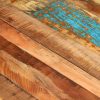 Tömör újrahasznosított fa étkezőasztal 118 x 60 x 76 cm