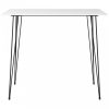Fehér bárasztal 120x60x105 cm