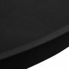 4 db fekete sztreccs asztalterítő bárasztalhoz Ø60 cm