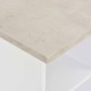 Fehér és betonszürke bárasztal 60 x 60 x 110 cm