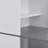 Fehér bárasztal szekrénnyel 115 x 59 x 200 cm