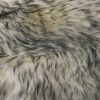 Sötétszürke melanzsszínű báránybőr szőnyeg 60 x 90 cm