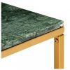 Zöld márvány textúrájú valódi kő dohányzóasztal 60 x 60 x 35 cm