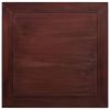 Klasszikus barna tömör mahagóni dohányzóasztal 68 x 68 x 30 cm
