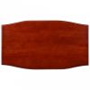 Klasszikus barna tömör mahagóni dohányzóasztal 90 x 50 x 40 cm