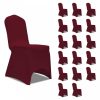18 db burgundi vörös sztreccs székszoknya