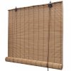 2 db barna bambusz redőny 150 x 220 cm
