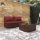 3 részes barna polyrattan kerti ülőgarnitúra párnákkal