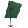 Zöld dupla tetejű konzolos napernyő 250 x 250 cm