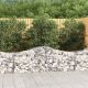 2 db íves horganyzott vas gabion kosár 200x50x60/80 cm