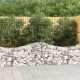 3 db íves horganyzott vas gabion kosár 200x50x60/80 cm