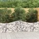 4 db íves horganyzott vas gabion kosár 200x50x60/80 cm