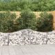 6 db íves horganyzott vas gabion kosár 200x50x60/80 cm