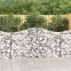 5 db íves horganyzott vas gabion kosár 200 x 50 x 100/120 cm