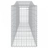 2 db íves horganyzott vas gabion kosár 400x50x80/100 cm