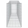 3 db íves horganyzott vas gabion kosár 400x50x80/100 cm