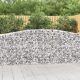 2 db íves horganyzott vas gabion kosár 400x50x100/120 cm