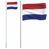 Alumínium holland zászló és rúd 6,23 m