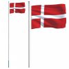 Alumínium dán zászló és rúd 6,23 m