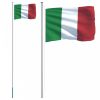 Alumínium olasz zászló és rúd 6,23 m