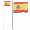Alumínium spanyol zászló és rúd 6,23 m
