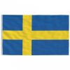 Svéd alumínium zászló és rúd 5,55 m