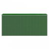 Zöld horganyzott acél kerti fészer 192x440x223 cm