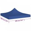 Kék tető partisátorhoz 2 x 2 m 270 g/m²